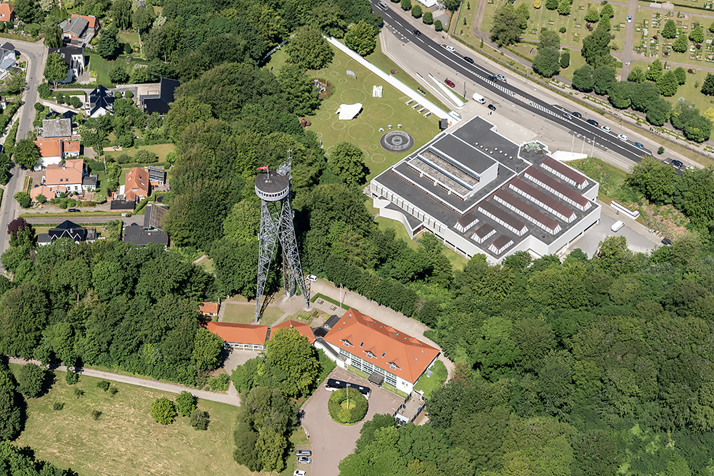 Aalborg Tårnet, Restaurent Skydepavillionen og Kunsten