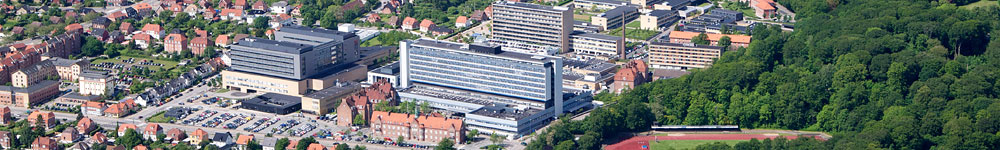 Aalborg Sygehus/Aarhus Universitetshospital i Region Nord. Copyright Steen Lee Christensen/ Aalborg Luftfoto.