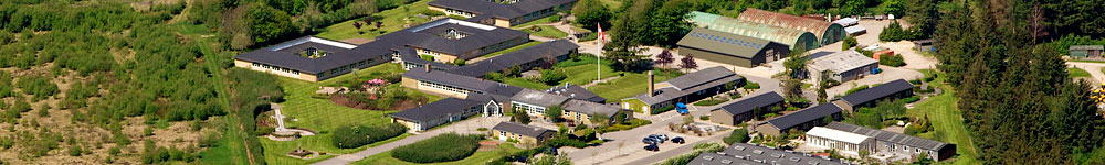 AMU-Nordjyllands Have- og gartneriuddannelsescenter i Tranum. Copyright Steen Lee Christensen/ Aalborg Luftfoto.