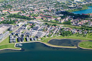 Et luftfoto giver det store overblik. Copyright Steen Lee Christensen/ Aalborg Luftfoto.