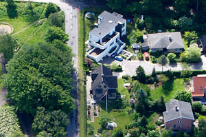 Få præsenteret de spændende boliger på bedste vis med et luftfoto.Copyright Steen Lee Christensen/ Aalborg Luftfoto.